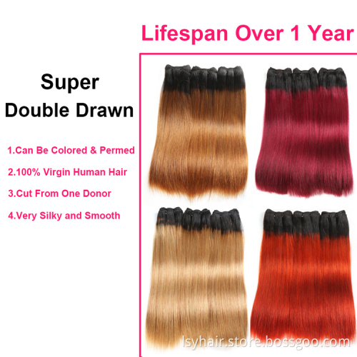 Wholesale Bone Straight Human Hair Extensions Raw Unprocessed Vietnamese Super Double Drawn Virgin Human Hair Naija Lagos Vendor